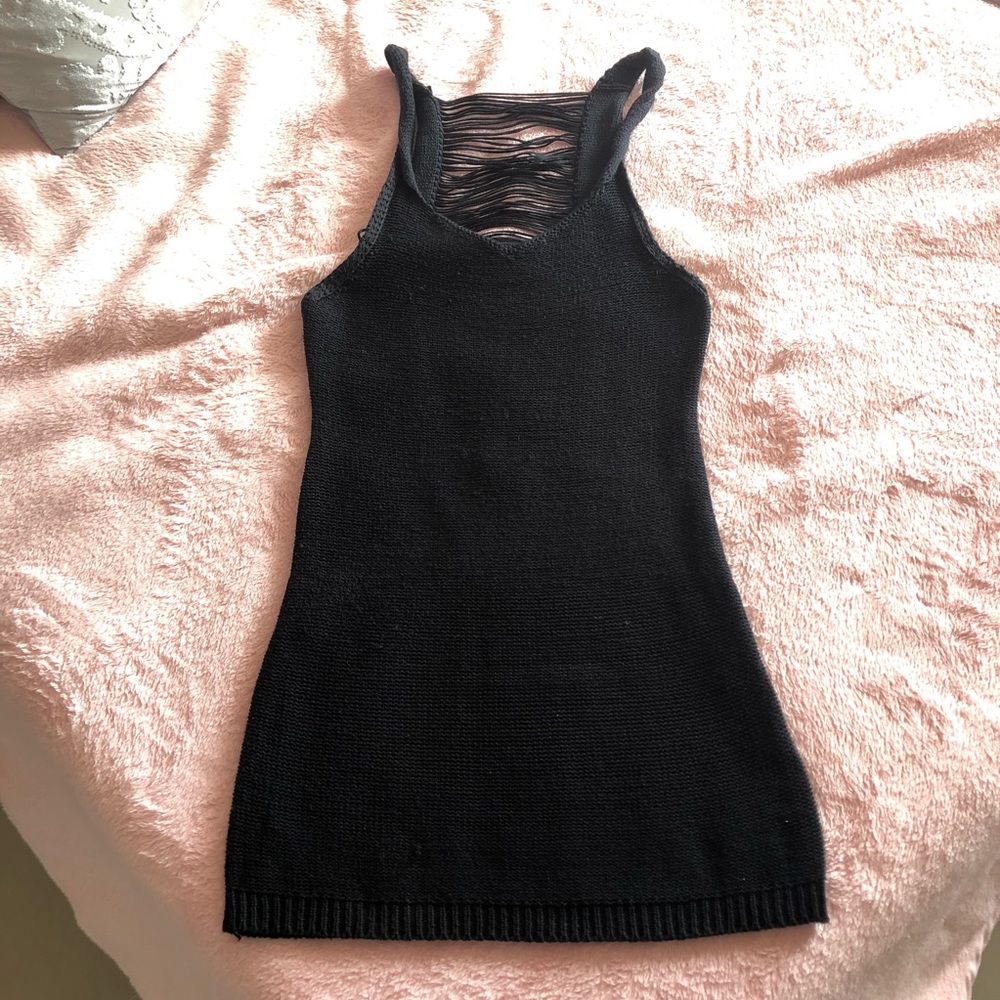 Mora Sweater Dress Black One Size - Picture 3 of 8